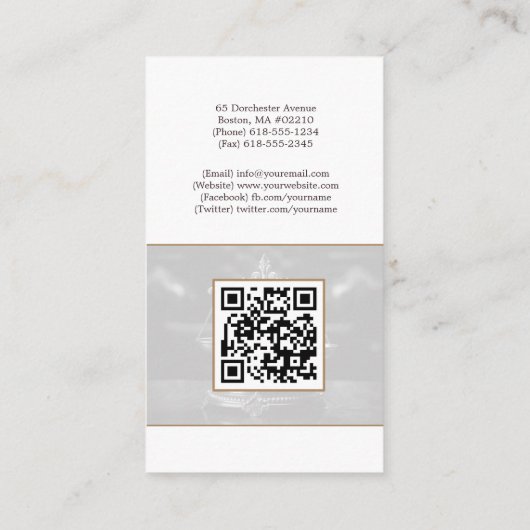 voorvechtster | Advocaat Visitekaartje (Achterkant)