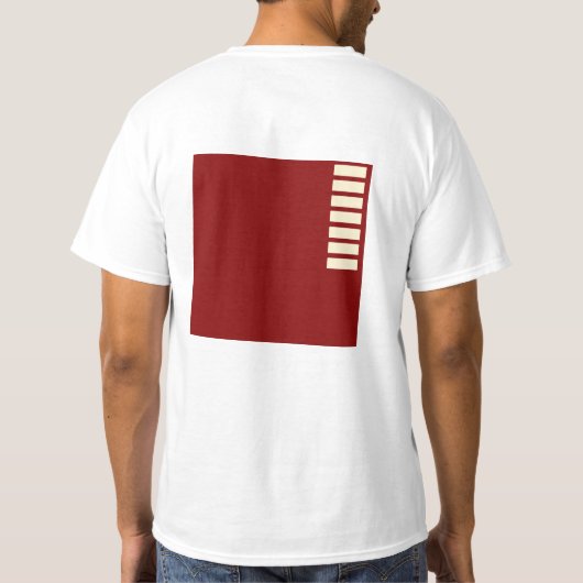 Voorvestervlag T-shirt (Achterkant)