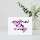 Voorvriend van de Bride Briefkaart (Staand voorkant)