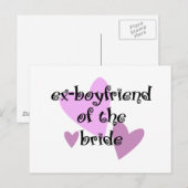 Voorvriend van de Bride Briefkaart (Voorkant / Achterkant)