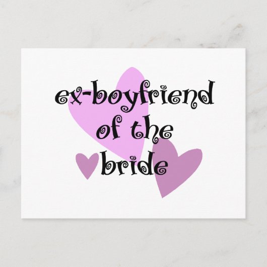 Voorvriend van de Bride Briefkaart (Voorkant)