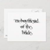 Voorvriend van de Bride Briefkaart (Voorkant / Achterkant)