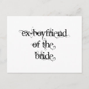 Voorvriend van de Bride Briefkaart