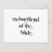 Voorvriend van de Bride Briefkaart (Voorkant)