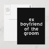 Voorvriend van de Groom Briefkaart (Voorkant / Achterkant)