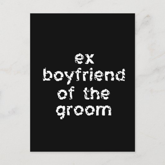Voorvriend van de Groom Briefkaart (Voorkant)