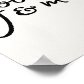 Voorwaar goedheid en barmhartigheid poster (Hoek)