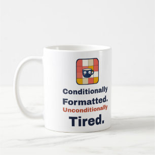 Voorwaardelijk Opgeformateerd. Onvoorwaardelijk Mo Koffiemok