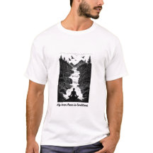 Voorwaardelijke Innerlijke Vrede T-shirt | Minimal
