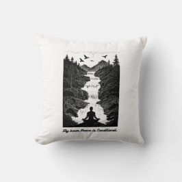 Voorwaardelijke Innerlijke Vrede T-shirt | Minimal Kussen