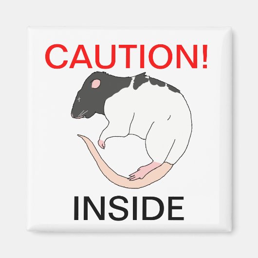 Voorwaardelijke waarschuwingsmagneet magneet (Voorkant)