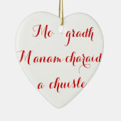 Voorwaarden voor erkenning; Valentijnse Keramisch Ornament (Rechts)