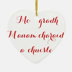Voorwaarden voor erkenning; Valentijnse Keramisch Ornament