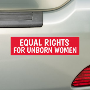 VOORWAARDEN VOOR HET LEVEN GELIJKE RECHTEN VOOR ON BUMPERSTICKER