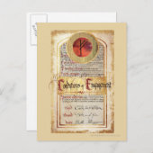 Voorwaarden voor Verloving Briefkaart (Voorkant / Achterkant)