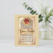 Voorwaarden voor Verloving Briefkaart (Staand voorkant)