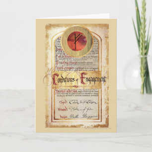 Voorwaarden voor Verloving Kaart