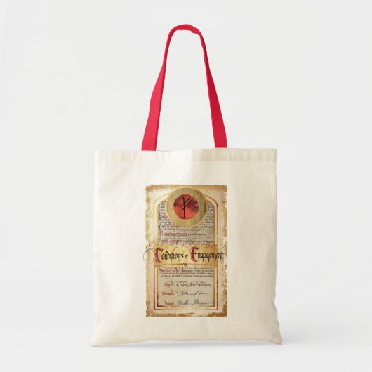 Voorwaarden voor Verloving Tote Bag (Voorkant)