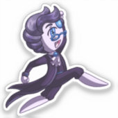 Voorwaarts en Omhoog! Sticker (Voorkant)