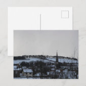 Voorwaarts in de sneeuw briefkaart (Voorkant / Achterkant)