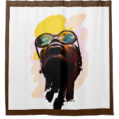 Voorwaarts - Shower Curtain Douchegordijn (Voorkant)