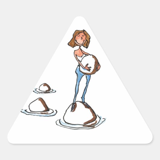 Voorwaarts Sticker (Voorkant)