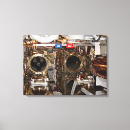 Voorwaarts Torpedo-kamer Canvas Afdruk