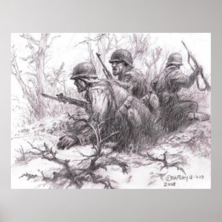 Voorwaarts verplaatsen poster