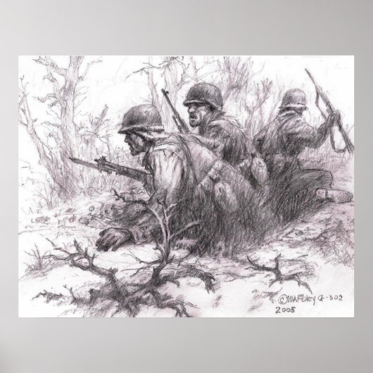 Voorwaarts verplaatsen poster (Voorkant)