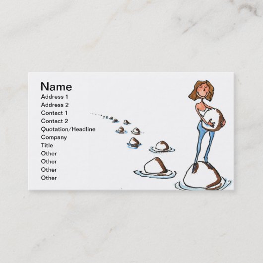 Voorwaarts Visitekaartje (Voorkant)