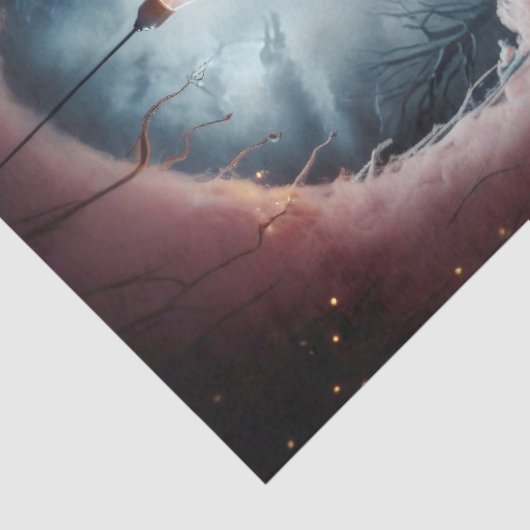 Voorwaartse Decoupage van Enchantress Tissuepapier (Detail)