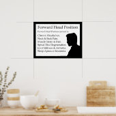 Voorwaartse HoofdPositie, Positie, het Poster van  (Keuken)