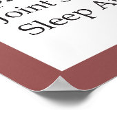 Voorwaartse HoofdPositie, Positie, het Poster van  (Hoek)