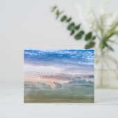 Voorwaartse vogelmigratie Team Inspiratie Briefkaart (Staand voorkant)