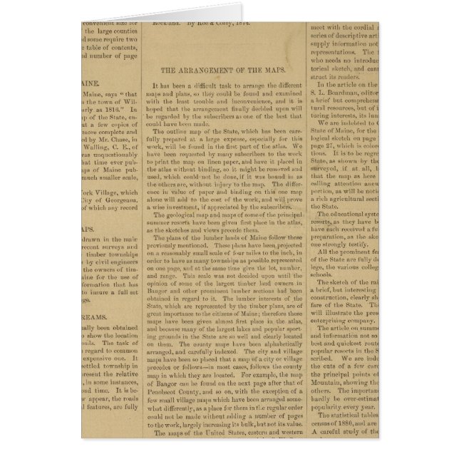 Voorwoord Atlas van de deelstaat Maine (Voorkant)