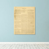 Voorwoord Atlas van de deelstaat Maine Canvas Afdruk (Insitu (Houten vloer))