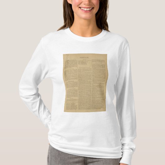 Voorwoord Atlas van de deelstaat Maine T-shirt (Voorkant)