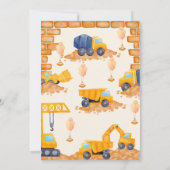 VOORZICHTIG! Bouw van vrachtwagen Kaart (Achterkant)