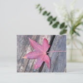 voorzichtig briefkaart (Staand voorkant)