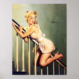 Voorzichtig dia-pop omhoog poster