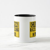 Voorzichtig gebarentaal-straalbuis hen in Voortgan Mok (Midden)