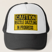 Voorzichtig gebarentaal-straalbuis hen in Voortgan Trucker Pet (Voorkant)