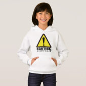 Voorzichtig! Grappig Vakantie Cadeau Hoodie (Voorkant volledig)