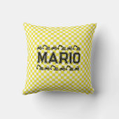 Voorzichtig! Grappige eerste verjaardag uitnodigin Kussen (Achterkant)