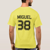 Voorzichtig! Grappige vakantie cadeau T-shirts (Achterkant)