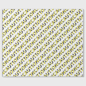 Voorzichtig half-bakkerpapier cadeaupapier (Vlak)