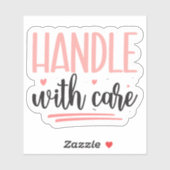 Voorzichtig Hanteren Sticker (Vel)