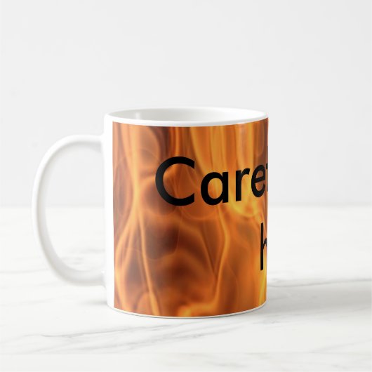 Voorzichtig, ik ben hete Mok (Links)