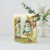 Voorzichtig in de wet briefkaart (Staand voorkant)