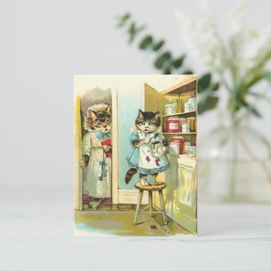 Voorzichtig in de wet briefkaart (Staand voorkant)